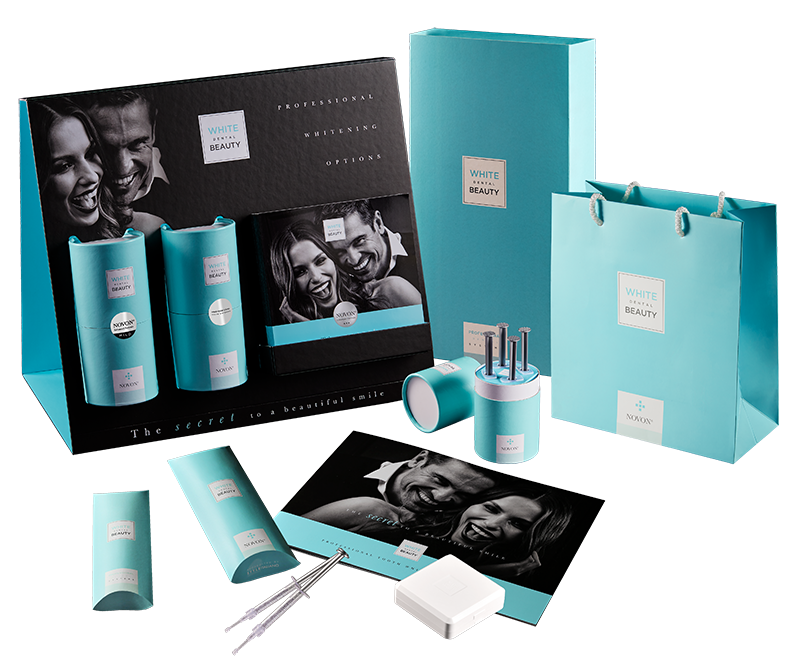 Tooth whitening kit configurations white dental beauty