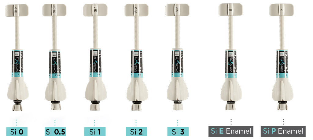 white dental beauty composite