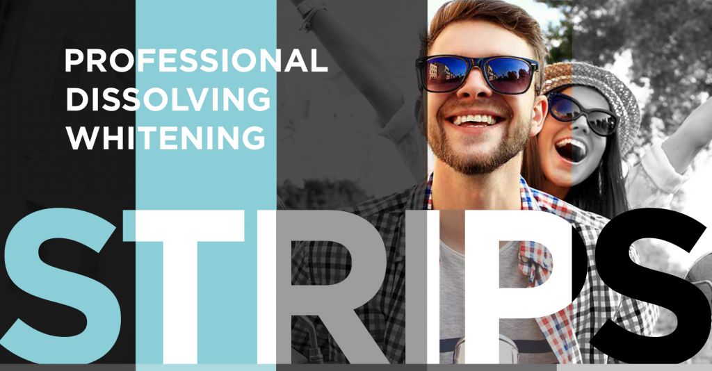 Strips Professional Dissolving Whitening White Dental Beauty